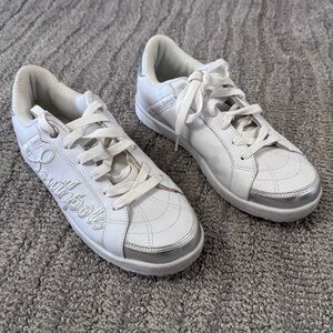 South Pole White Sneakers with Silver Details